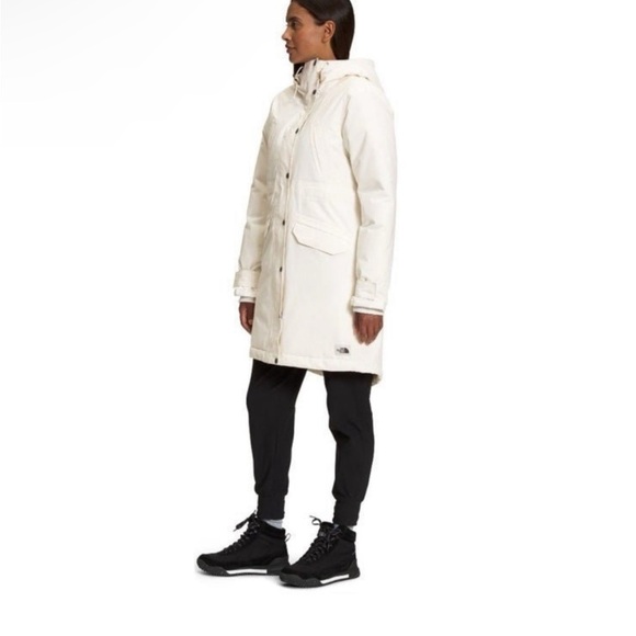 *SOLD*The North face Beautiful off white North face W SNOW DOWN PARKA GARDENIA - Picture 6 of 6